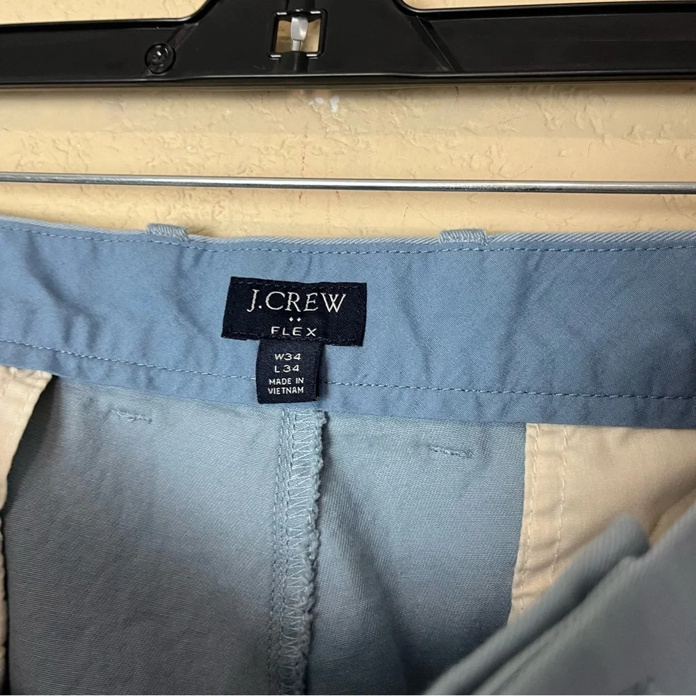 J. Crew Flex L34/W34 Men’s Blue Straight Leg Formal Casual‎ Dress Chino Pants